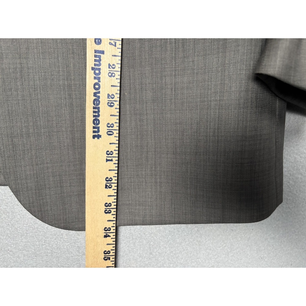 Caravelli Blazer Mens 44R Taupe 3 Button Notch Lapel Suit Jacket Superior 150's - Picture 5 of 16